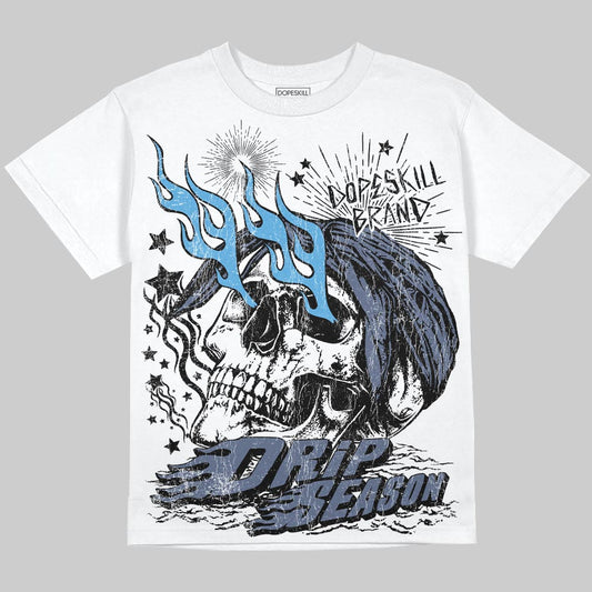 Jordan 11 Retro Low Diffused Blue DopeSkill Oversize Print T-Shirt Drip Season Graphic Streetwear