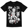 Jordan 1 High OG “Black/White” DopeSkill T-Shirt Then I'll Die For It Graphic Streetwear - White 