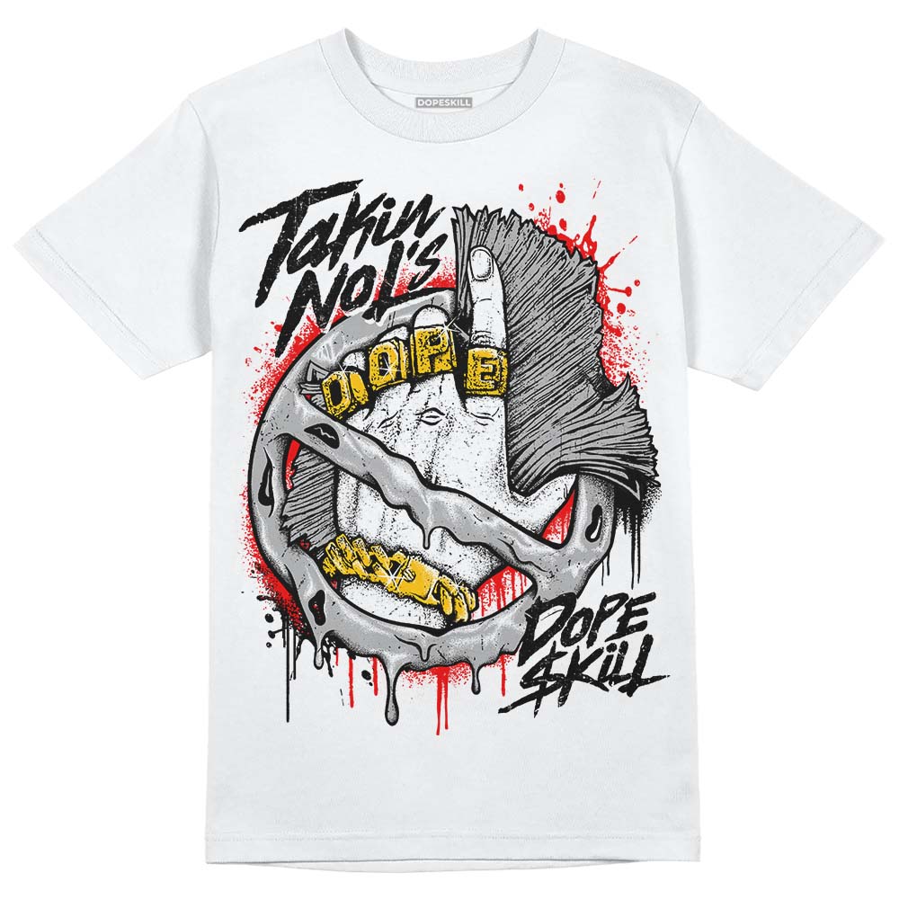 Jordan 1 Low OG “Shadow” DopeSkill T-Shirt Takin No L's Graphic Streetwear - White