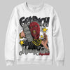 Jordan 3 Retro Black Cat DopeSkill Sweatshirt Get Rich Graphic Streetwear - White