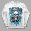 Jordan 1 High Retro OG “University Blue” DopeSkill Long Sleeve T-Shirt Trapped Halloween Graphic Streetwear - White