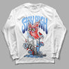 Jordan 9 Powder Blue DopeSkill Long Sleeve T-Shirt Stay High Graphic Streetwear - White