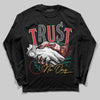 Jordan 3 Mexico 'El Vuelo' DopeSkill Long Sleeve T-Shirt Trust No One Graphic Streetwear - Black