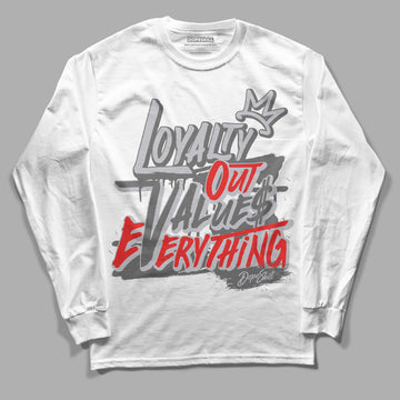 Grey Sneakers DopeSkill Long Sleeve T-Shirt LOVE Graphic Streetwear - White