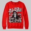 Red Collection DopeSkill Sweatshirt No Money No Lust Graphic
