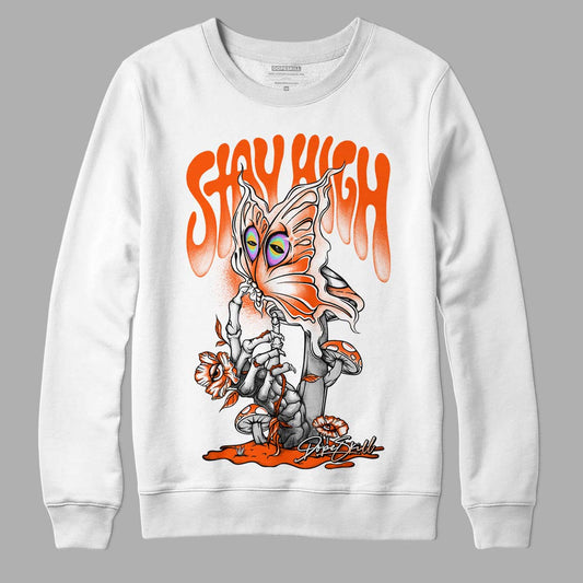 MSCHF Super Normal 2 Orange Milk DopeSkill Sweatshirt Stay High Graphic Streetwear - White