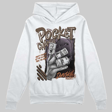 A Ma Maniére x Air Jordan 4 “Dark Mocha” DopeSkill Hoodie Sweatshirt Pocket Change Graphic Streetwear - White