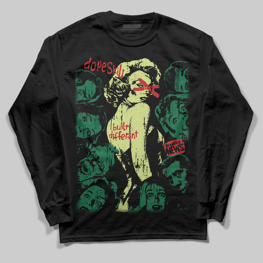 Foamposite Pro 'Pine Green' DopeSkill Long Sleeve T-Shirt Built Different Graphic Streetwear - black
