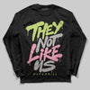 Chase B x Travis Scott x Jordan Jumpman Jack DopeSkill Long Sleeve T-Shirt They Not Like Us Graphic Streetwear - black
