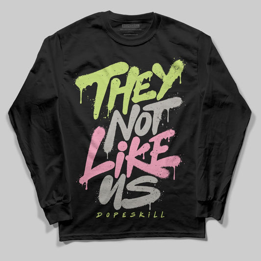Chase B x Travis Scott x Jordan Jumpman Jack DopeSkill Long Sleeve T-Shirt They Not Like Us Graphic Streetwear - black