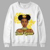 Jordan 11 Low 'Yellow Snakeskin' DopeSkill Sweatshirt Black Queen Graphic Streetwear - White