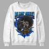 Royal Blue Sneakers DopeSkill Sweatshirt New Black Queen Graphic Streetwear - White