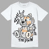 Dunk Low Cool Grey DopeSkill T-Shirt Smile Through The Pain Graphic Streetwear - White 