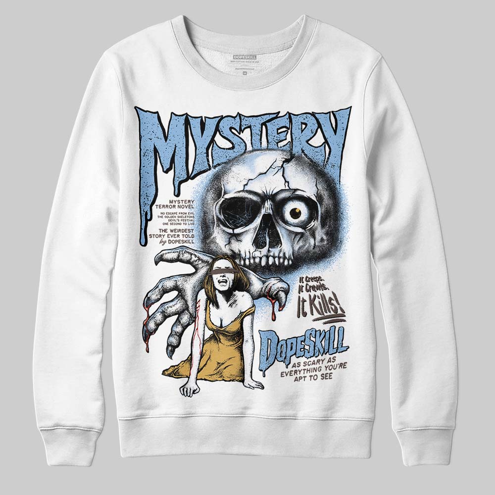 Adidas Handball Spezial ‘Light Blue’ DopeSkill Sweatshirt Mystery Ghostly Grasp Graphic Streetwear - White