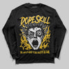 Yellow Sneakers DopeSkill Long Sleeve T-Shirt Root of Evil Graphic Streetwear - black