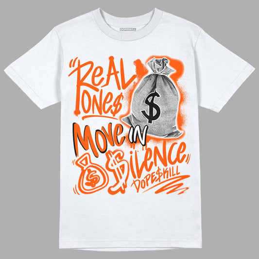 MSCHF Super Normal 2 Orange Milk DopeSkill T-Shirt Real Ones Move In Silence Graphic Streetwear - White