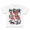 Jordan 1 Low OG "Chicago" DopeSkill Toddler Kids T-shirt No Risk No Story Graphic Streetwear - White