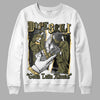 Jordan 4 Retro SE Craft Medium Olive DopeSkill Sweatshirt Gotta Lotta Means Graphic Streetwear - White