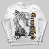 Jordan 11 "Gratitude" DopeSkill Long Sleeve T-Shirt Trust God Graphic Streetwear - White