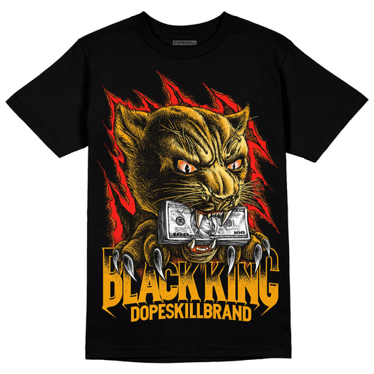 Jordan 12 Retro Black Taxi DopeSkill T-Shirt Black King Graphic Streetwear - Black