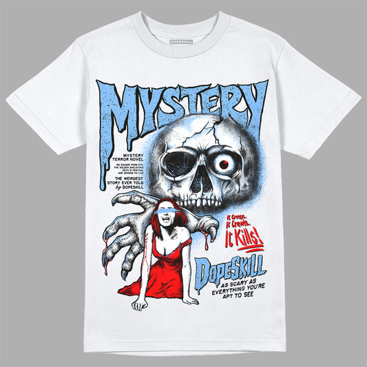 Jordan 9 Powder Blue DopeSkill T-Shirt Mystery Ghostly Grasp Graphic Streetwear - White