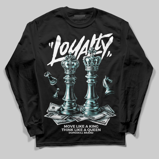 Black and White Sneakers DopeSkill Long Sleeve T-Shirt Loyalty Graphic Streetwear - Black