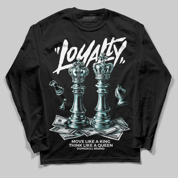 Black and White Sneakers DopeSkill Long Sleeve T-Shirt Loyalty Graphic Streetwear - Black
