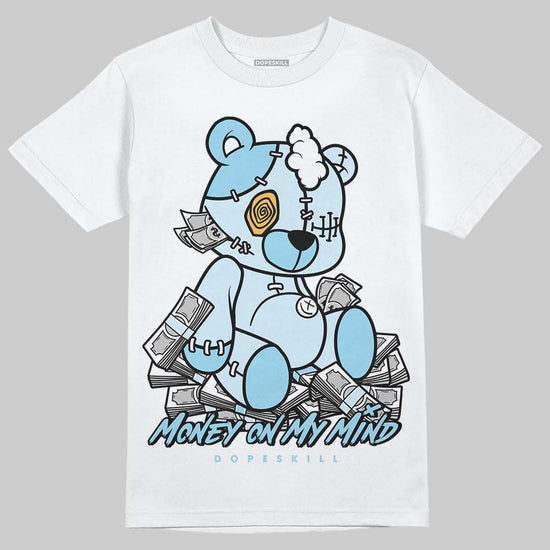 Vans Knu Stack Vintage Satin Dream Blue DopeSkill T-Shirt MOMM Bear Graphic Streetwear - WHite