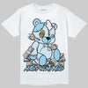 Vans Knu Stack Vintage Satin Dream Blue DopeSkill T-Shirt MOMM Bear Graphic Streetwear - WHite