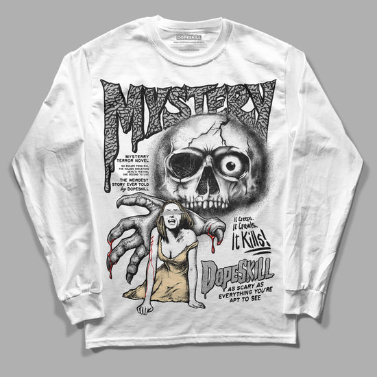 Jordan 3 “Off Noir” DopeSkill Long Sleeve T-Shirt Mystery Ghostly Grasp Graphic Streetwear - White