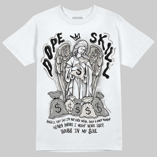 Jordan 3 Retro Pure Money DopeSkill T-Shirt Angels Graphic Streetwear - White 