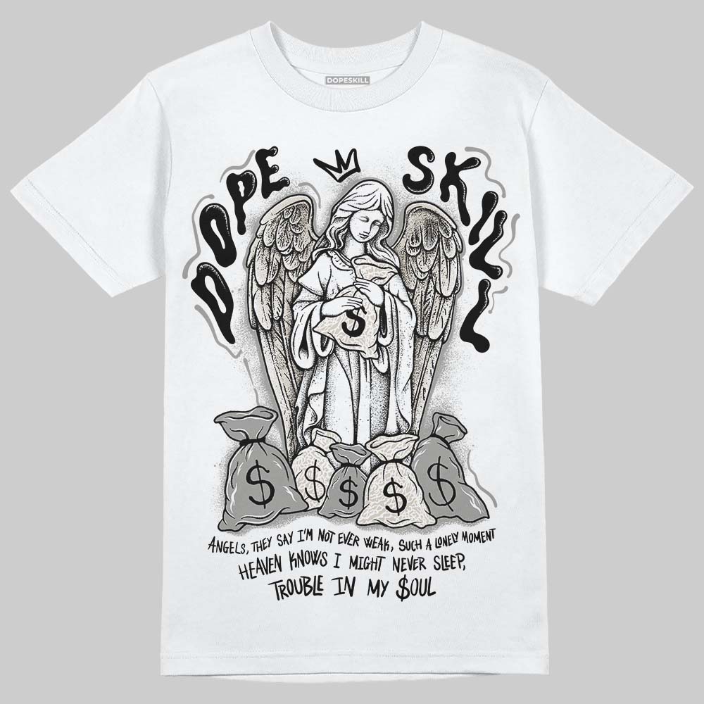 Jordan 3 Retro Pure Money DopeSkill T-Shirt Angels Graphic Streetwear - White 