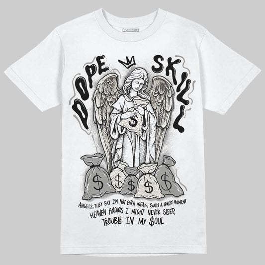 Jordan 3 Retro Pure Money DopeSkill T-Shirt Angels Graphic Streetwear - White 