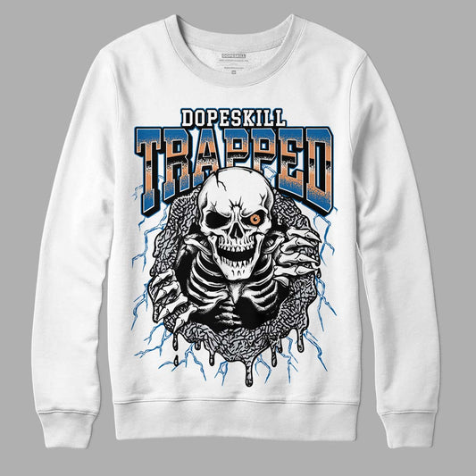 Jordan 3 Retro Wizards DopeSkill Sweatshirt Trapped Halloween Graphic Streetwear - White 