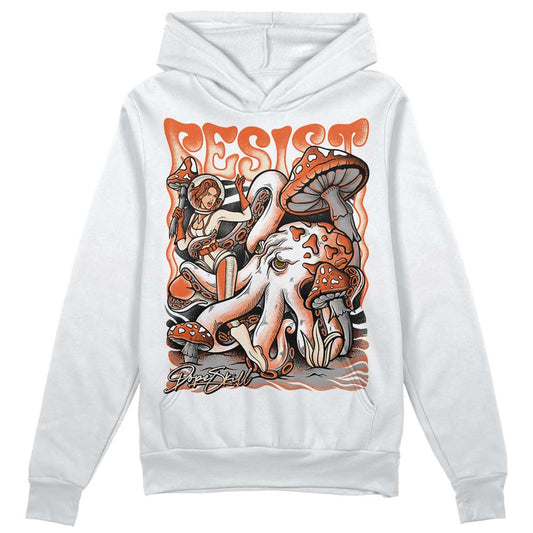 Jordan 3 Georgia Peach DopeSkill Hoodie Sweatshirt Resist Graphic Streetwear - White