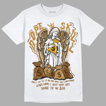 Jordan 13 Wheat 2023 DopeSkill T-Shirt Angels Graphic Streetwear - White 