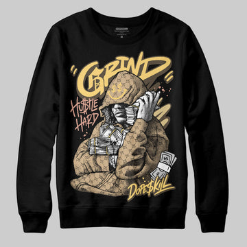 TAN Sneakers DopeSkill Sweatshirt Grind Pray Graphic Streetwear - Black