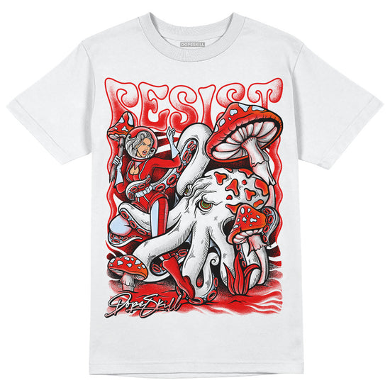 Jordan 11 Retro Cherry DopeSkill T-Shirt Resist Graphic Streetwear - White