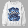 Jordan 5 Midnight Navy DopeSkill Sweatshirt Never Forget Loyalty Graphic Streetwear