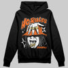 Orange Sneakers DopeSkill Hoodie No Rules Graphic Streetwear - black