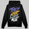 Jordan 4 Retro Lakers DopeSkill Hoodie Sweatshirt They Not Like Us Graphic Streetwear - Black