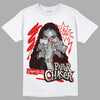 Jordan 3 Fire Red DopeSkill T-Shirt NPC Graphic Streetwear - WHite