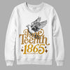 Jordan 13 Wheat 2023 DopeSkill Sweatshirt Juneteenth 1865 Graphic Streetwear - White