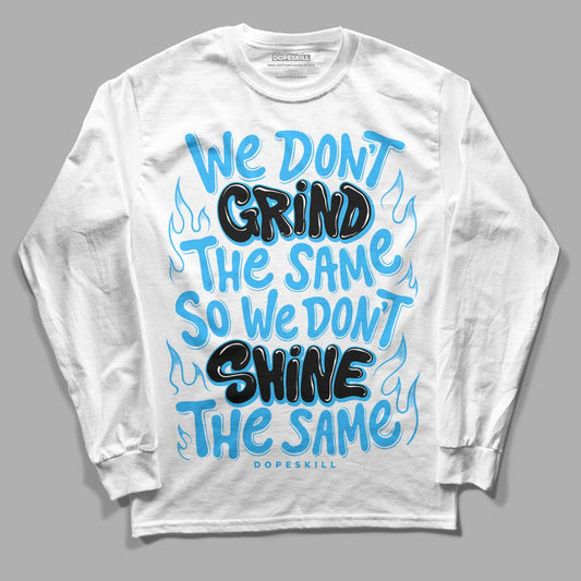 Jordan 2 Low "University Blue" DopeSkill Long Sleeve T-Shirt Grind Shine Graphic Streetwear - White