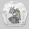 Jordan 1 Retro Low OG Year of the Snake (2025) DopeSkill Long Sleeve T-Shirt Smile Through The Pain Graphic Streetwear - White