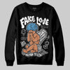 Jordan 10 OG “Steel” DopeSkill Sweatshirt False Love Graphic Streetwear - Black