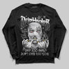 Grey Sneakers DopeSkill Long Sleeve T-Shirt Drip Harder Graphic Streetwear - black