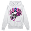 Jordan 4 GS “Hyper Violet” DopeSkill Hoodie Sweatshirt Loser Lover Graphic Streetwear - White