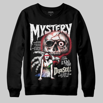 Jordan 11 Retro 285 Atlanta DopeSkill Sweatshirt Mystery Ghostly Grasp Graphic Streetwear - Black