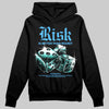 University Blue Sneakers DopeSkill Hoodie Risk Is Better Than Regret Graphic Streetwear - Black